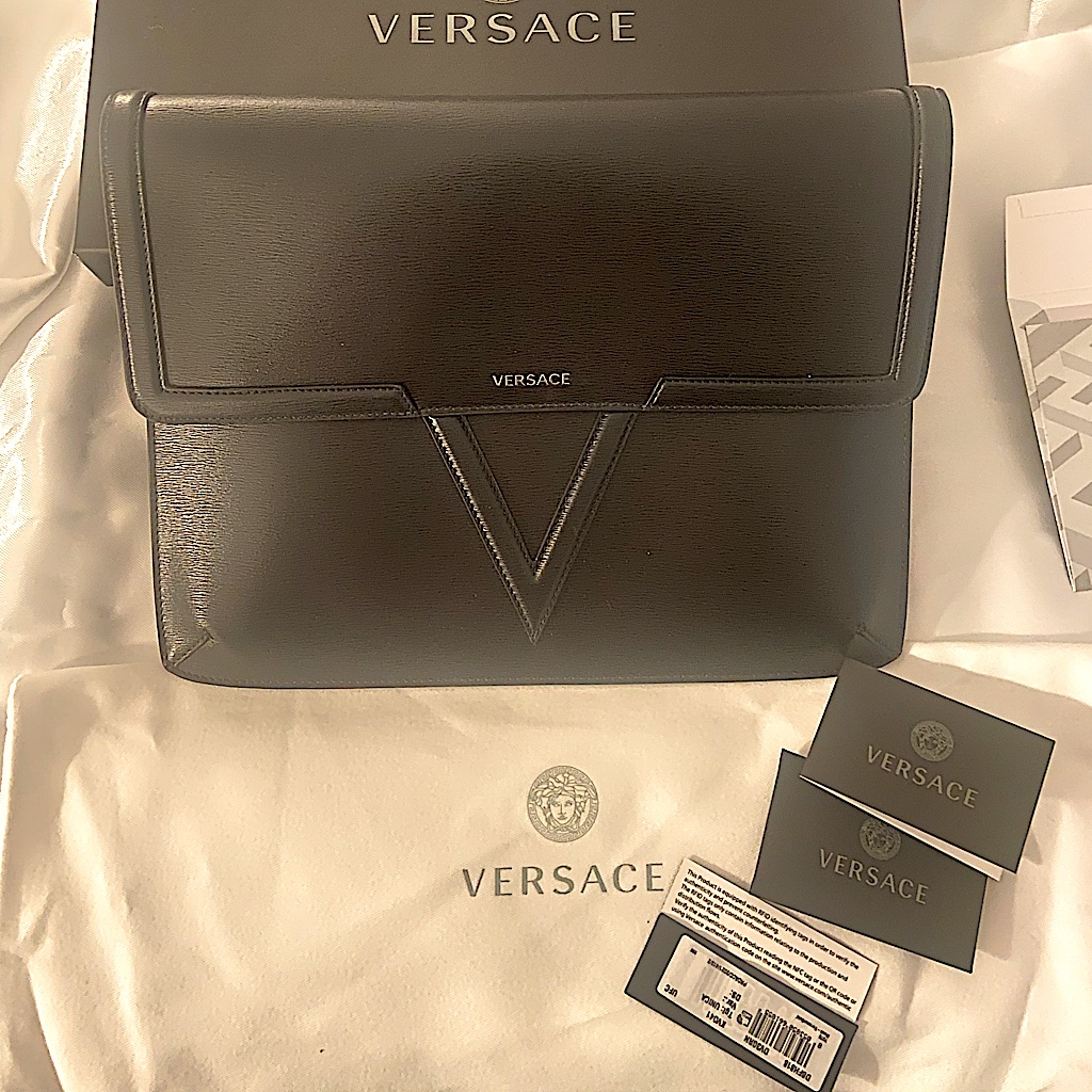 Versace Leather Pouch
